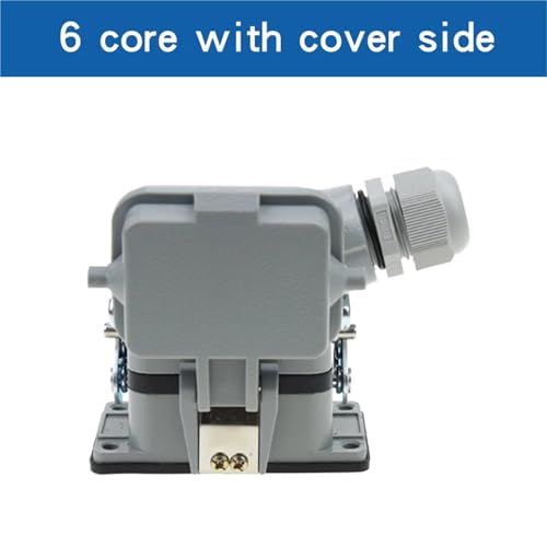 Conector resistente HE-06-5-6 6 núcleos con cubierta protectora miniatura 2