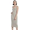 RZIV-Womens-Sleeveless-Sweater-Dress-Knit-Slim-V-Neck-Bodycon-Midi-Stretchable-Elasticity-Slim-Fits RZIV Women's Sleeveless Sweater Dress Knit Slim V Neck Bodycon Midi Stretchable Elasticity Slim Fits Khaki