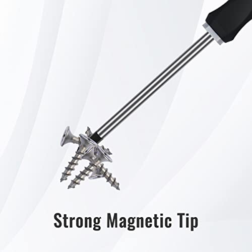 Tri-Wing Screwdriver Set (5 Pack In The Following Sizes: 1.5, 2.5, 3.0, 4.0, 5.0) Forged Steel With Triwing Y 3 Point Magnetic Tips & Soft Ergonomic Handle #TOP5