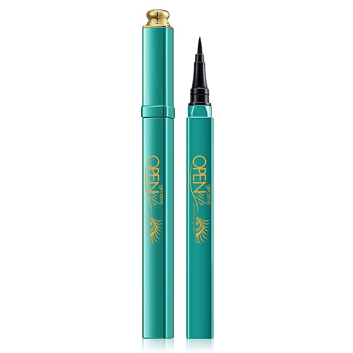 Waterproof Liquid Eyeliner,Long Lasting Liquid Eye liner Makeup Pen,Stay All Day Waterproof Liquid Eye Liner For Intense Eye Definition, Make perfect eye makeup,Pitch Black