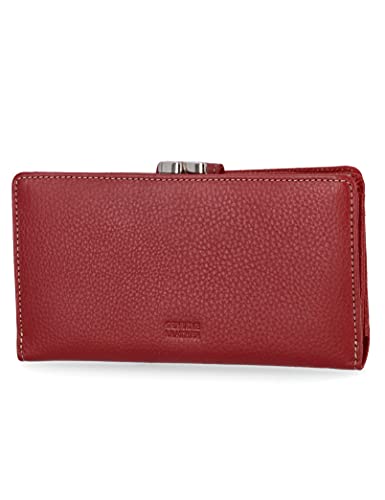 Mundi Suburban Rio Checkbook Wallet W Frame,Red,one size