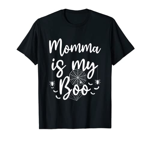Mamá es mi Boo Matching Family Halloween Camiseta