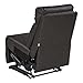 Thomas Payne® Heritage Series RV Theater Seating Armless Recliner, Millbrae – Easy-to-Clean PolyHyde® Vinyl Fabric – Fold-Down Center with Dual cupholders – High-Density Foam Interior – 2020129265