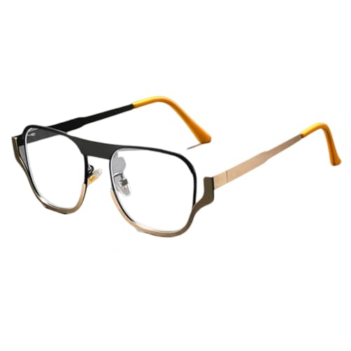 Lunettes anti-lumière bleue métallique contre la fatigue oculaire