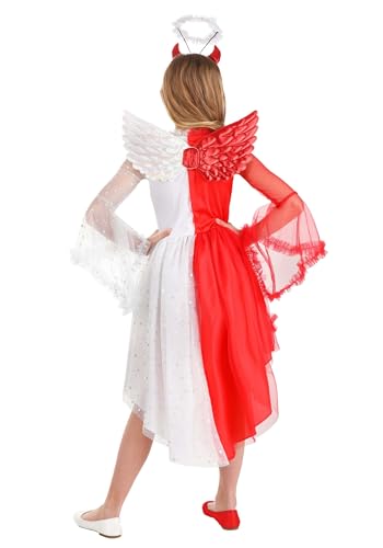 Disfraz de ángel y diablito para niñas miniatura 3