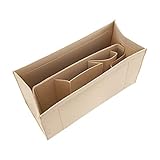 Bag Organizer for Onthego Premium Felt Purse Organizer Insert for Tote Handbag with Zipper Pocket (X