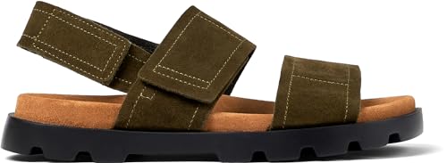 Sandalia de 2 correas Camper Brutus Sandal K100777 de hombre en color negro 2