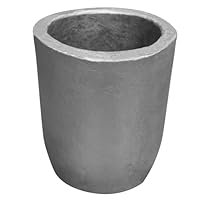lormuzi #4(4.5kg) Graphite Crucible for Metal Melting Casting Refining Gold Silver Copper Brass Aluminum