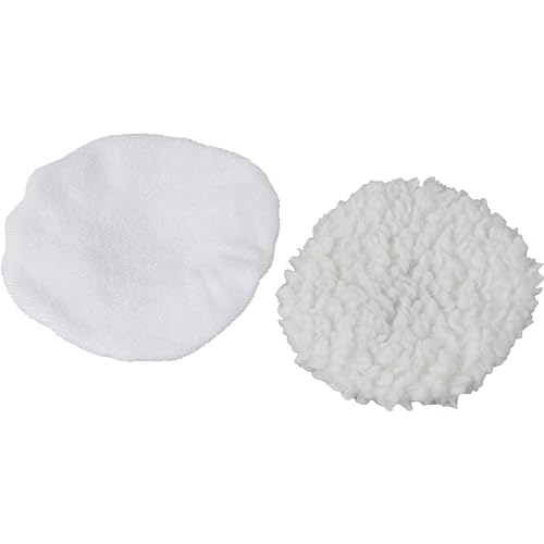 Ironton 7in. Replacement Polisher Bonnets, 2-Pk.