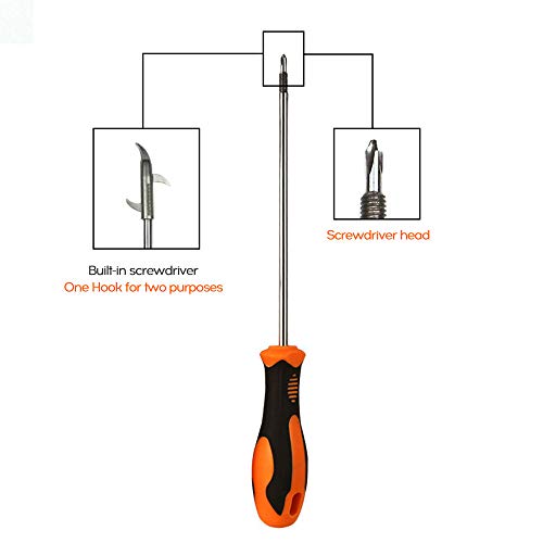 Pneu de carro Transparente Adaskala Stone Hook Limpador de pedra multifuncional Gancho de limpeza de