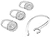 QTY 3 Earbuds SMALL for Voyager Edge