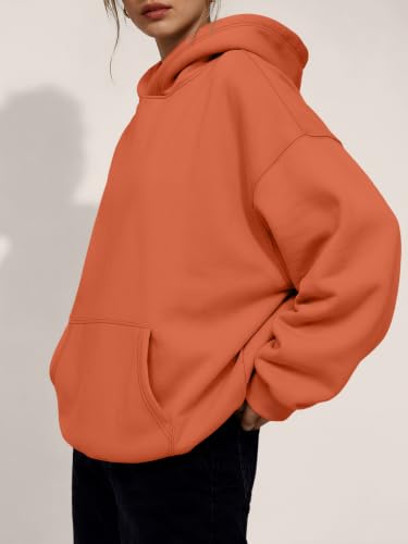 Image of Trendy Queen Women Oversized Hoodies Fall Outfits | Gentle Skin Feel, Aesthetic Drop Shoulder, Large Kangaroo Pocket, Seamless Daily Outfit Match