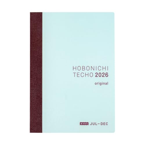 Hobonichi Techo 2026 Original Avec Book A6 Japanese Daily 6-month only July Start Monday Start Plannerr