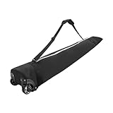 FytStycale Snowboard Bag Ski Bag with Wheels Water Resistant with Zipper Double Rollers Storage Adjustable Strap Ski Gear Carrier