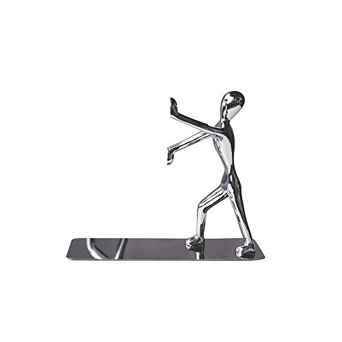 LRHD Heavy Duty de acero inoxidable Kung Fu sujetalibros sujetalibros antideslizante Arte sujetalibros libros sencillos de los cómics dependen de los ornamentos, de puestos de libros, estanterías y es