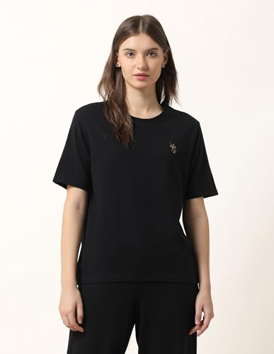 Image of U.S. Polo Assn. Women's Solid Loose Fit T-Shirt