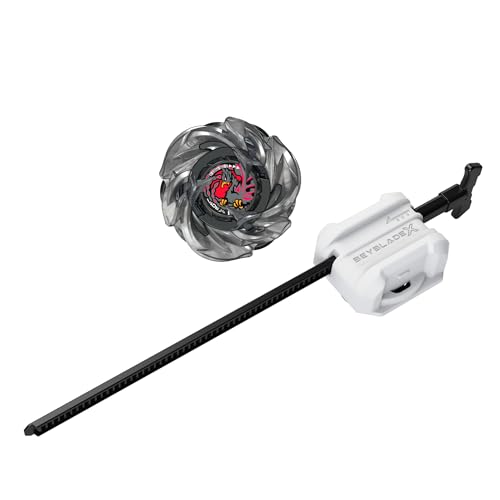 Beyblade X Rudder Phoenix 4-70LF UX Starter Pack Set with Takara Tomy Attack Type Top and Launcher, Battling Tops Game Toys, Ages 8+