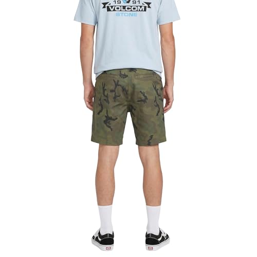 Image of Volcom Men's Vmonty Stretch 22 Chino Shorts - Casual Everyday Wear, Relaxed Fit