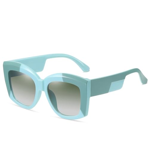 Lunettes de soleil carrées rétro tendance pour homme et femme oversize