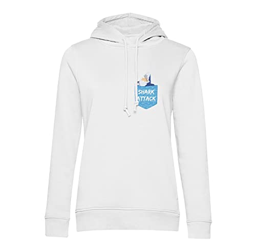 Sweat à capuche Shark Attack sweat-shirt requin dessin mer vêtement graphique original imprimé