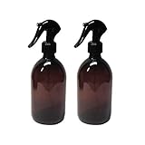 mikken 2 Sprühflaschen 500 ml Glas braun für z.B. Desinfektionsspray