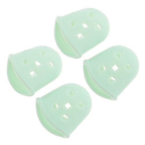 Abaodam 2 Pairs Silicone Kalimba Thumb Finger Protectors Flexible Covers for Finger Relief and Comfortable Play