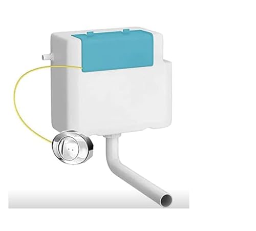 Wrass Approved Compact Side Enter Water Inlet Dual Valve with Cable Concealed Cistern Dual 3/6 Flush Chrome Plated Button