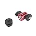 CAMVATE Ball Head Support (Red) with Double End 1/4