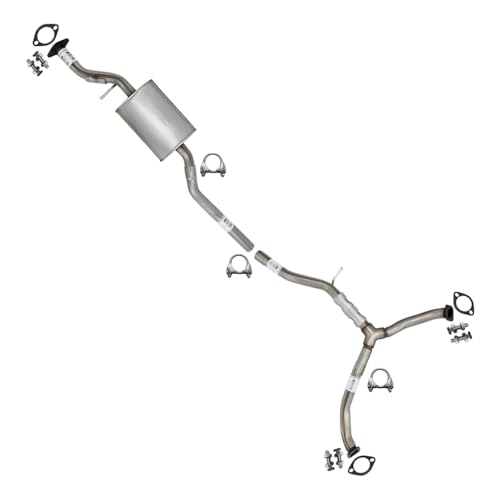 8615J - Fuel Tank - 2015-2016 Mazda3 30 Exhaust Resonator Y-Pipe Kit Compatible for 2007 Mazda CX-9 3.5L | 2008-2015 Mazda CX-9 3.7L | Stainless Steel | Northeastern Exhaust | Includes Gaskets, Clamps, Bolt Kit | Direct-Fit Replacement