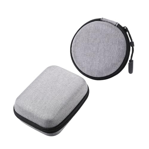 2pcs Portable Eva Microphone Storage Bag Durable Earphone Organizer for Cables Chargers and Accessories for Travel and Outdoor Use
