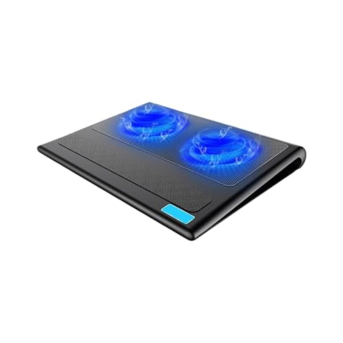 Base de enfriamiento con doble ventilador para portátiles 12-16" miniatura 4