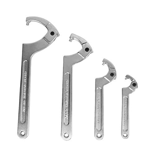 Jeu d'outils de clés à broches réglables 4 pièces en acier allié universel