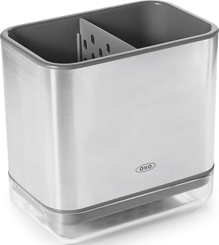 OXO Good Grips Stainless Steel Sink Organizer Caddy & Sponge Holder