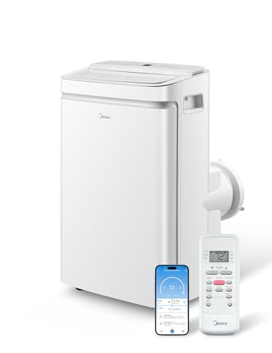 Image of Midea 13,000 BTU ASHRAE (10,000 BTU SACC) Dual Hose Portable Air Conditioner with Inverter, Remote Control, Cools up to 450 Sq Ft, Smart Wi-Fi Connects to Alexa /Google Assistant, Window Kit Included