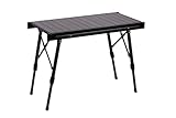 BE RIVIVED igt テーブル キャンプテーブル IGT互換 グリルテーブル 折り畳み アウトドアテーブル 高さ調整可能 30㎏荷重 軽量 3ユニット コンパクト igt対応 収納袋付き (ブラック)