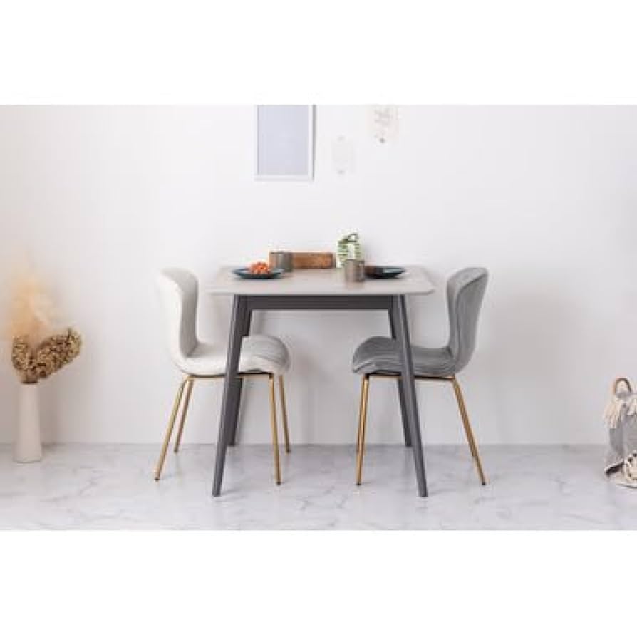 Amazon｜東谷 ダイニングテーブル 大理石調 2人掛け 大理石調