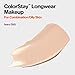 Revlon Liquid Foundation, ColorStay Face Makeup for Combination & Oily Skin, SPF 15, Medium-Full Coverage with Matte Finish, 110 Ivory, 1 Fl Oz