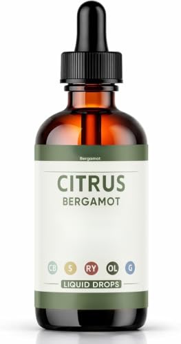 Bergamota cítrica para la salud del corazón y limpieza del hígado en porciones
