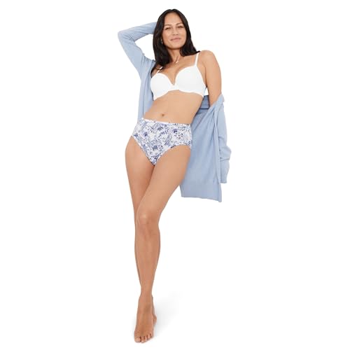 Image of Jockey Women's Underwear Elance Hipster - 3 Pack, Fresh Coast /Montauk Stripe /Paisley Floral, 7