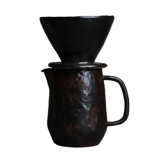 Taza infusora de té y café de cerámica con soporte para filtro de papel para oficina Q-Q1495