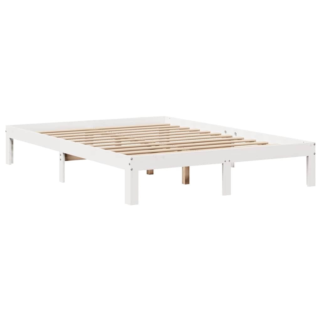 Biała fotelik dziecięcy 135 x 190 cm, lite drewno sosnowe