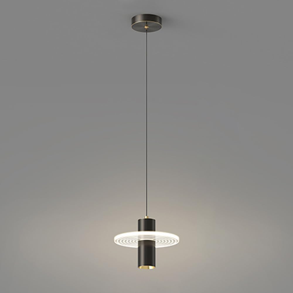 Lustre minimaliste doré et lampe suspendue nordique pour décoration maison