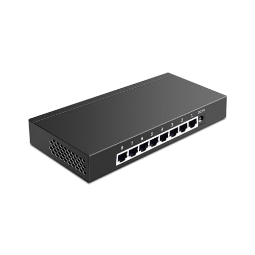 Image of Silent Angel Bonn N8 - 8 Port HiFi Audio-Grade Network Switch, Isolated Audio Network, Low Noise Power Supply, Precision Data Transmission.