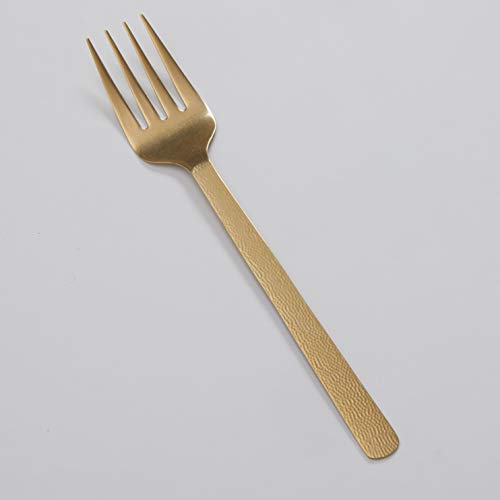 American Metalcraft GVHF Cold Meat Fork, Hammered, Vintage Gold, 13-Inches