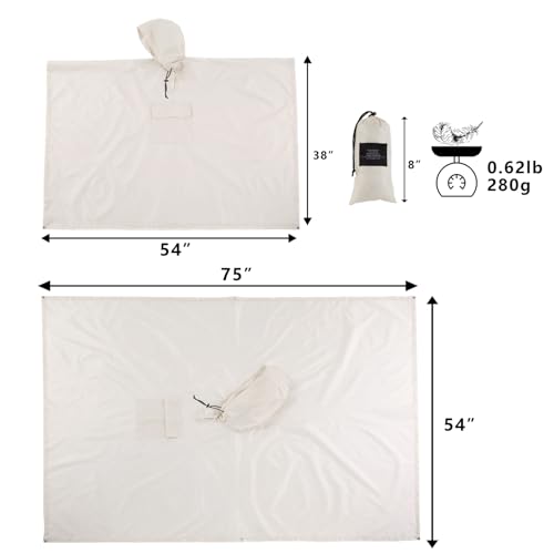 Image of salamra Hooded Rain Poncho Waterproof Raincoat Jacket for Men /Women /Adults with Pocket