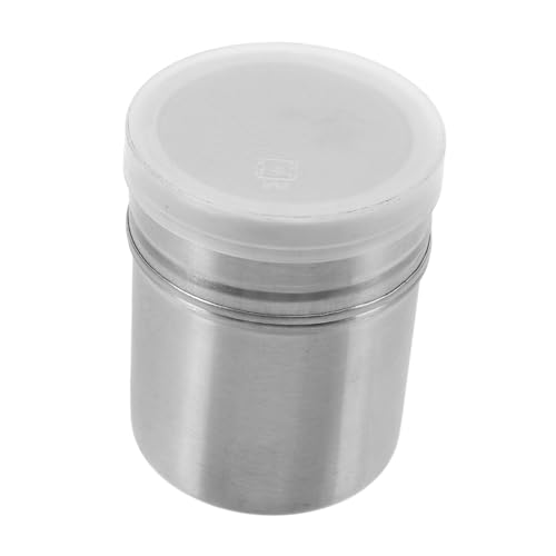 BUGUUYO Versatile Kitchen Accessory Powdered Sugar Shaker Flour Sprinkler Lid Stainless Steel Dusting Tank Salt Pepper Shakers