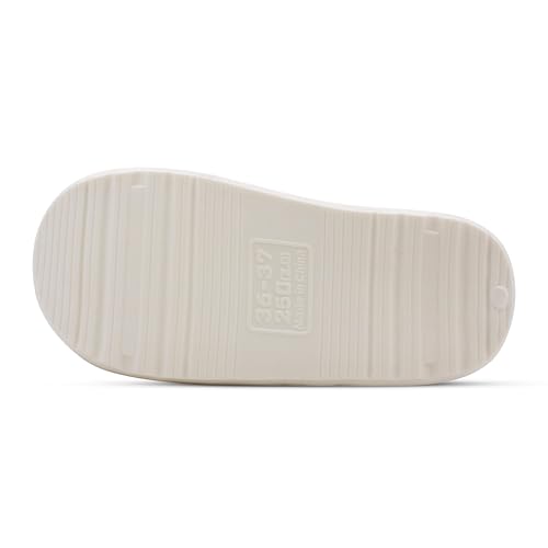 Image of VRITRAZ Unisex Adult Comfort Closed Toe Warm Fur Home Clogs Indoor Slipper for Women