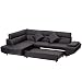 FDW Sofa Sectional Sofa for Living Room Futon Sofa Bed Couches and Sofas Sleeper Sofa Modern Sofa Corner Sofa Faux Leather Queen 2 Piece Modern Contemporary