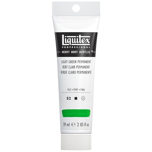 Image of Liquitex Professional Heavy Body Acrylic Paint 2-oz tube, Light Green Permanent