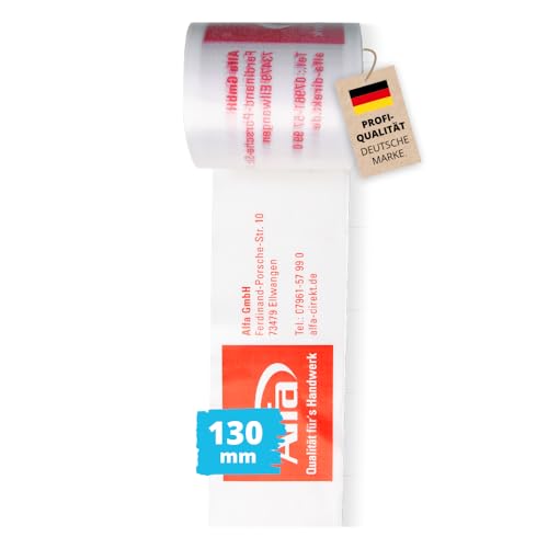 Alfa Dachrinnenschlauch 100m Profi-Qualität Ø 130 mm handliche Rolle Fallrohr-Ersatz aus stabiler LDPE-Folie